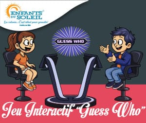 Jeu interactif – Guess Who