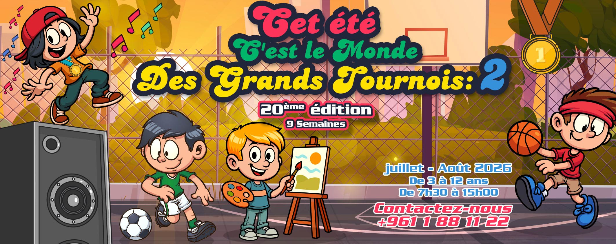 Colonie de vacances 2026 - Liban